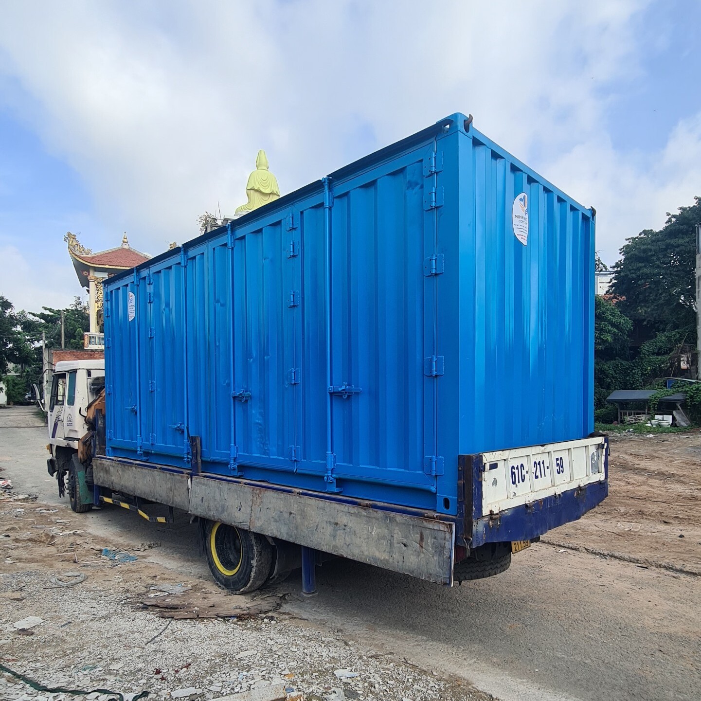 Container kho 20 feet chứa hàng hoá cont được thiết kế theo yêu cầu khách